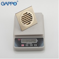 Душевой трап Gappo G81001-4 (бронза 100*100)
